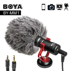 Boya BY-MM1 Vedio Record Microphone For DSLR Camera,Phones,Laptops
