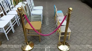 Quality Stanchions Quality Stanchions With Red Rope