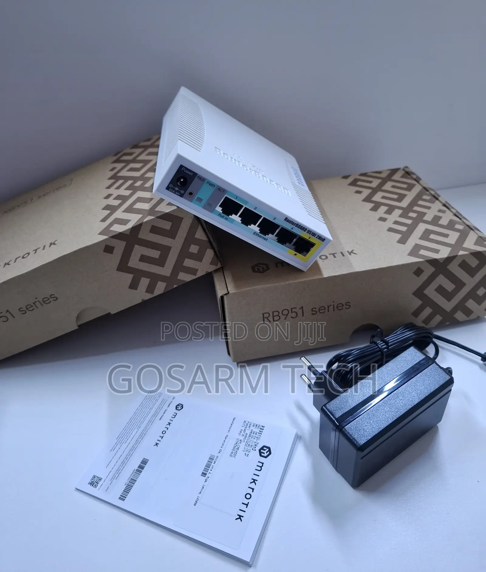 MikroTik RB951Ui-2HnD 5-Port Wireless Router – WiFi Ready