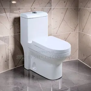 Heavy Duty Contemporary Ceramic Sawa One Piece Dual Flush Toilet Seats