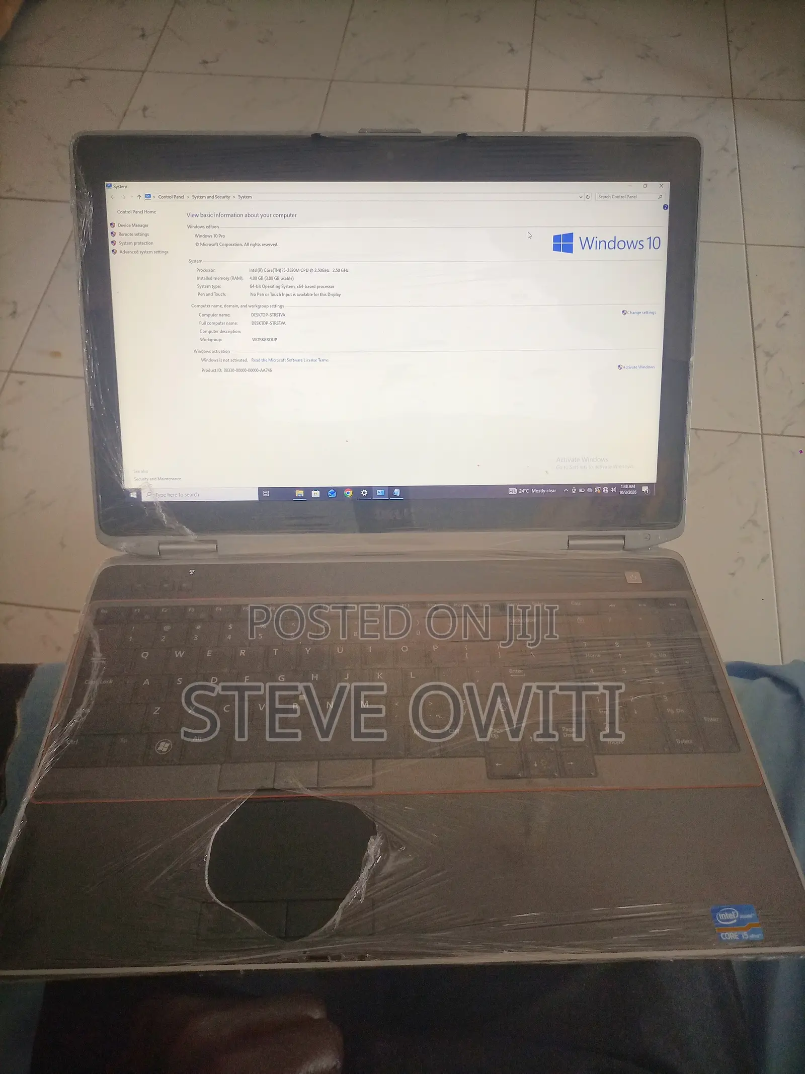 Laptop Dell Latitude E6520 4GB Intel Core i5 HDD 128GB