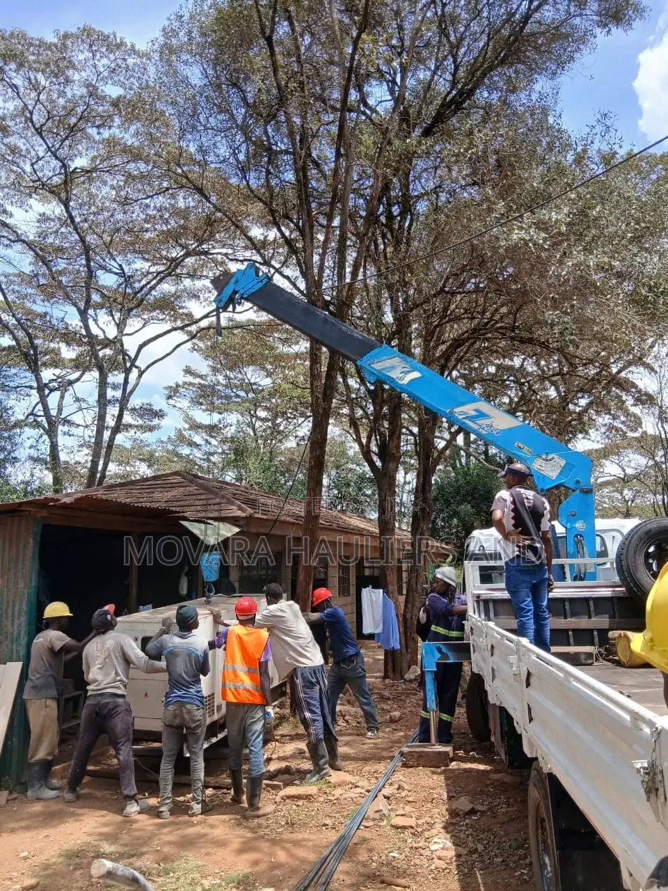 Hire a Flatbed Truck Fitted With a Winch and Crane