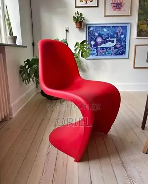 Home Office Chair : Red Plastic Dining Chair