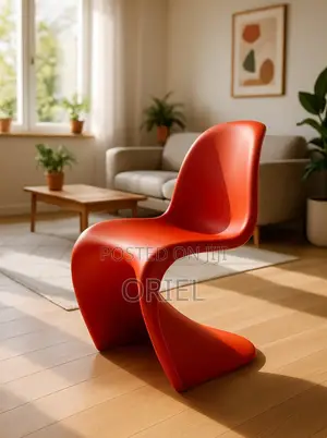 Home Office Chair : Red Plastic Dining Chair