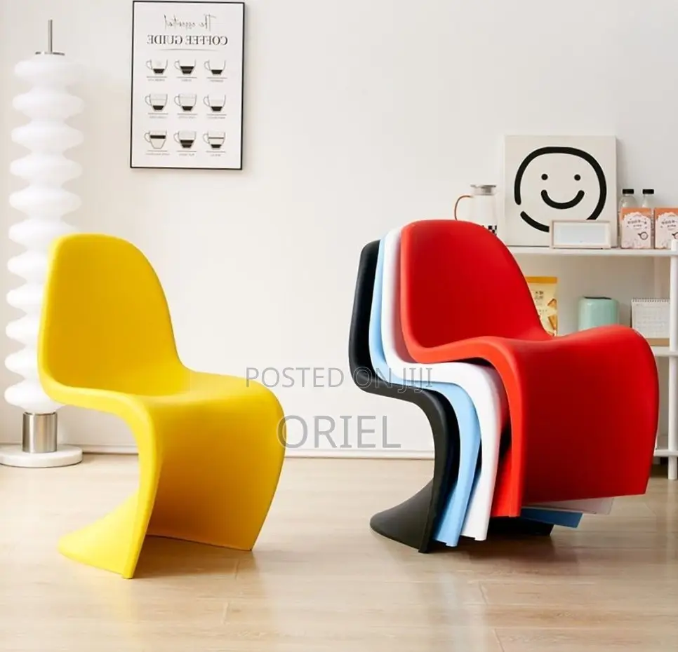 Home Office Chair : Red Plastic Dining Chair
