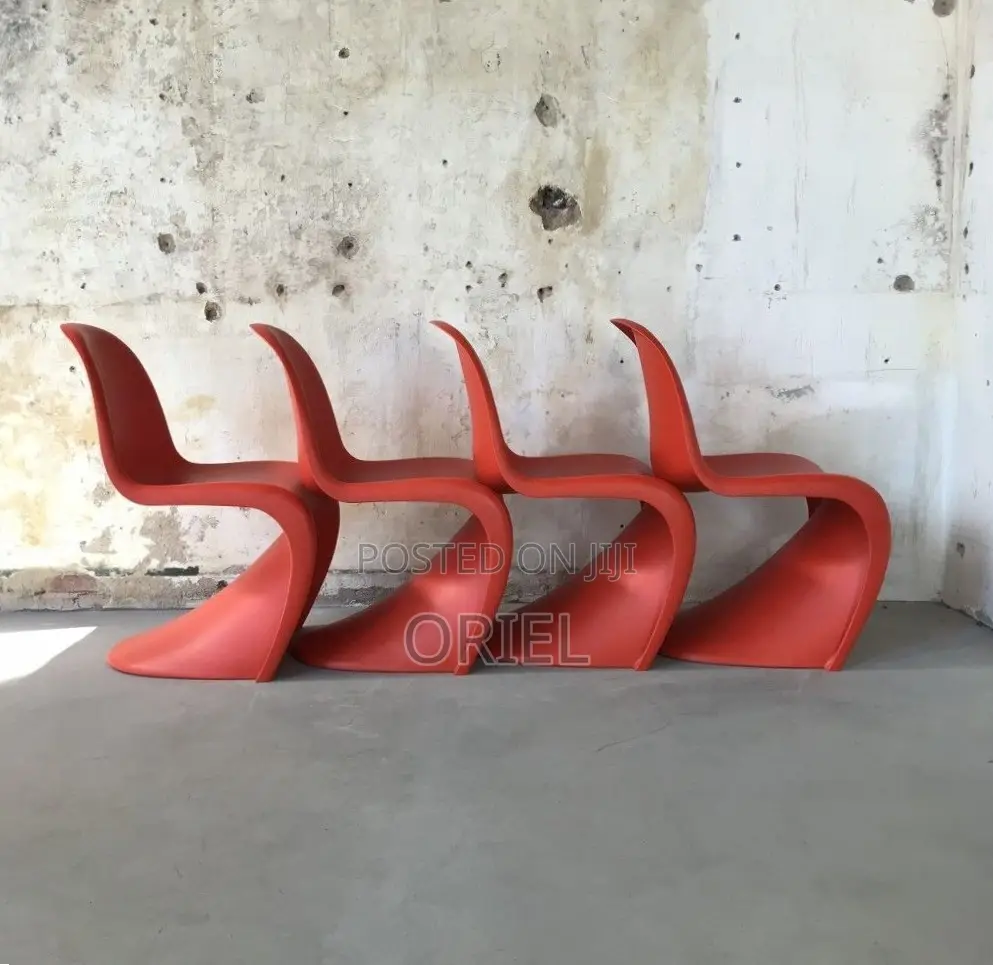 Home Office Chair : Red Plastic Dining Chair
