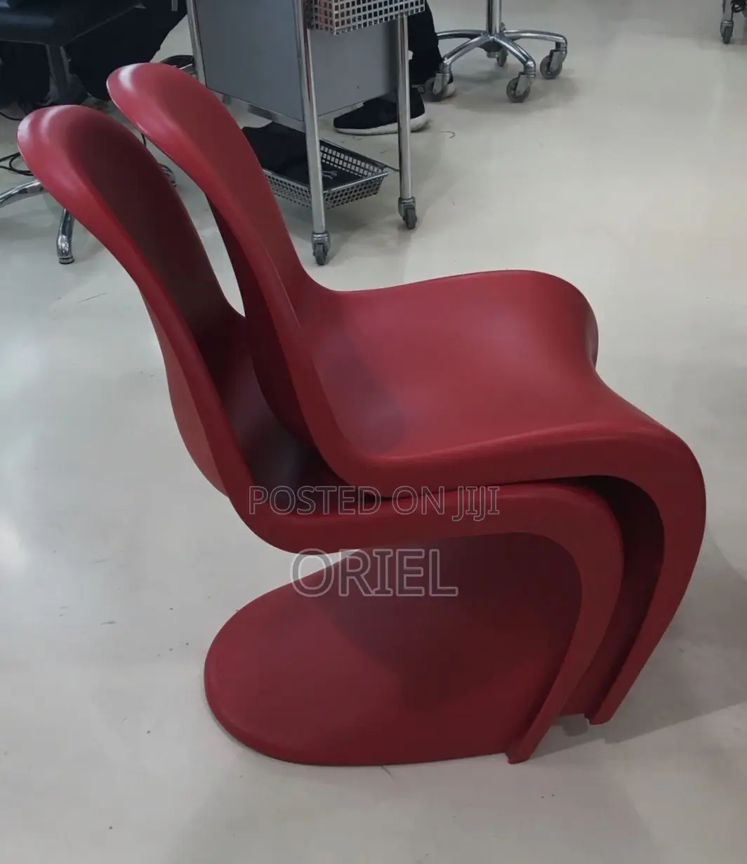 Home Office Chair : Red Plastic Dining Chair