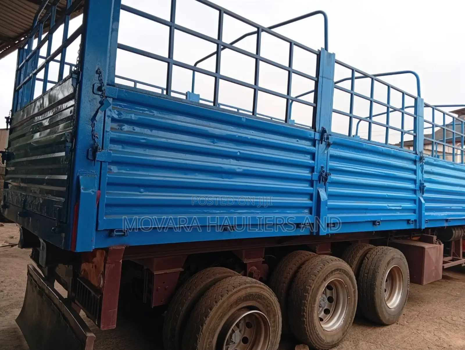 Spacious 40-Foot Open-Top Trailer on Standby