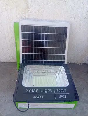 JSOT 200W Solar LED Floodlight for Outdoor Security