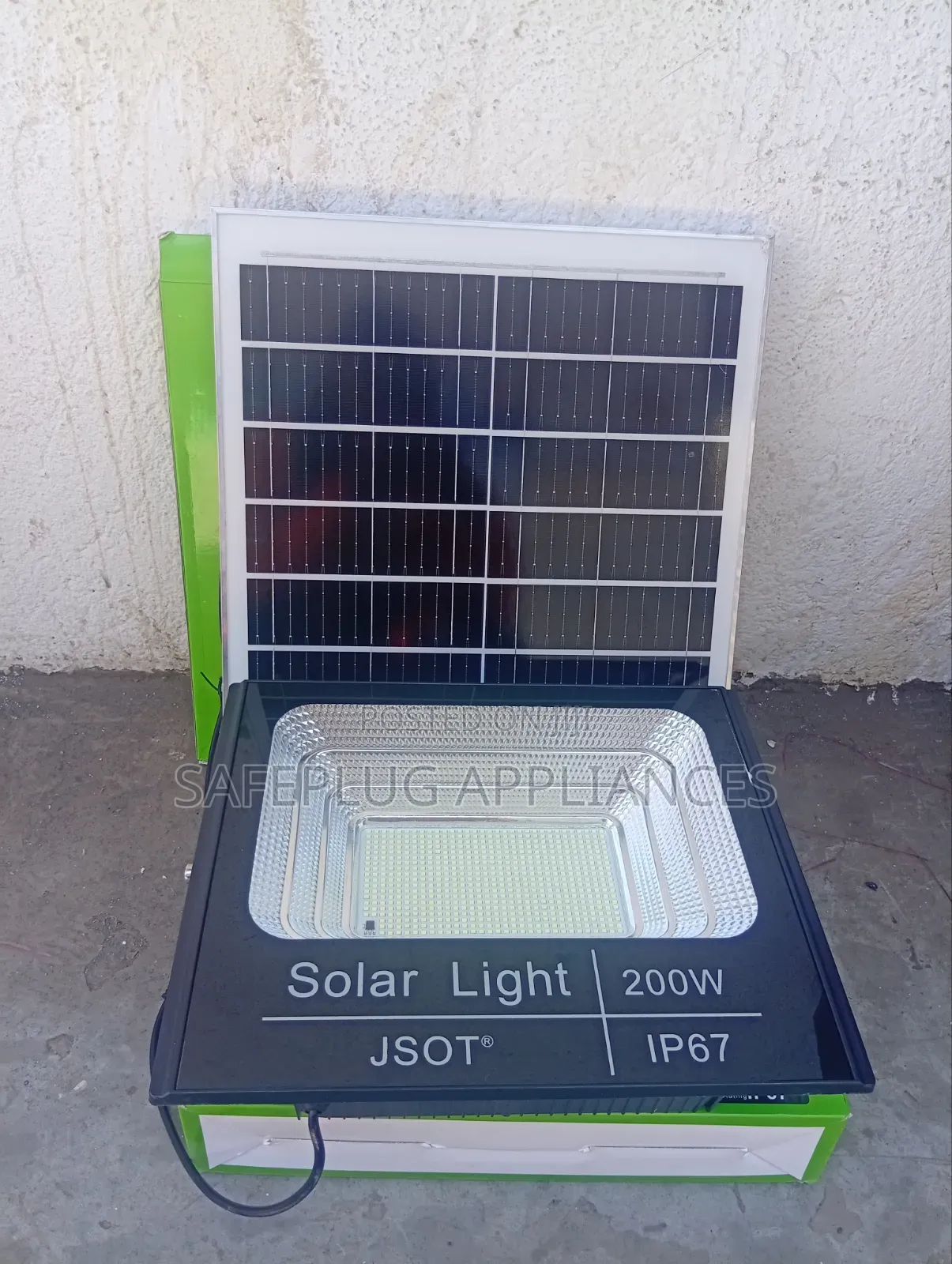 JSOT 200W Solar LED Floodlight for Outdoor Security