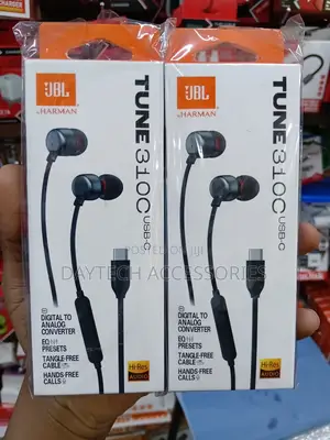The JBL Tune 310C USB-C in-Ear Wired Headphones