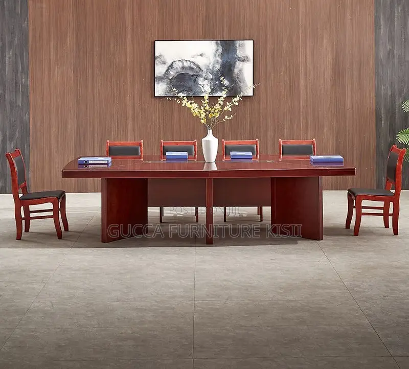 3M Mahogany Boardroom Table