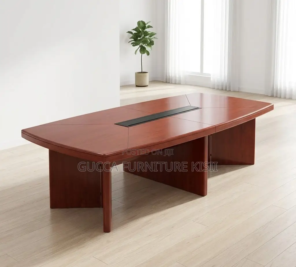 3M Mahogany Boardroom Table