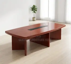 3M Mahogany Boardroom Table