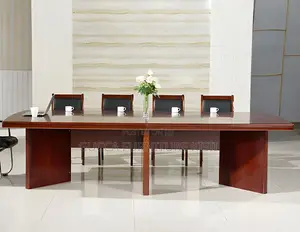 3M Mahogany Boardroom Table