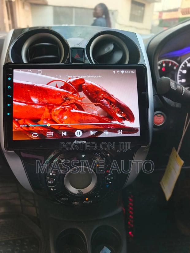 Nissan Note 2015 Fitted 10inch Android Radio With Console