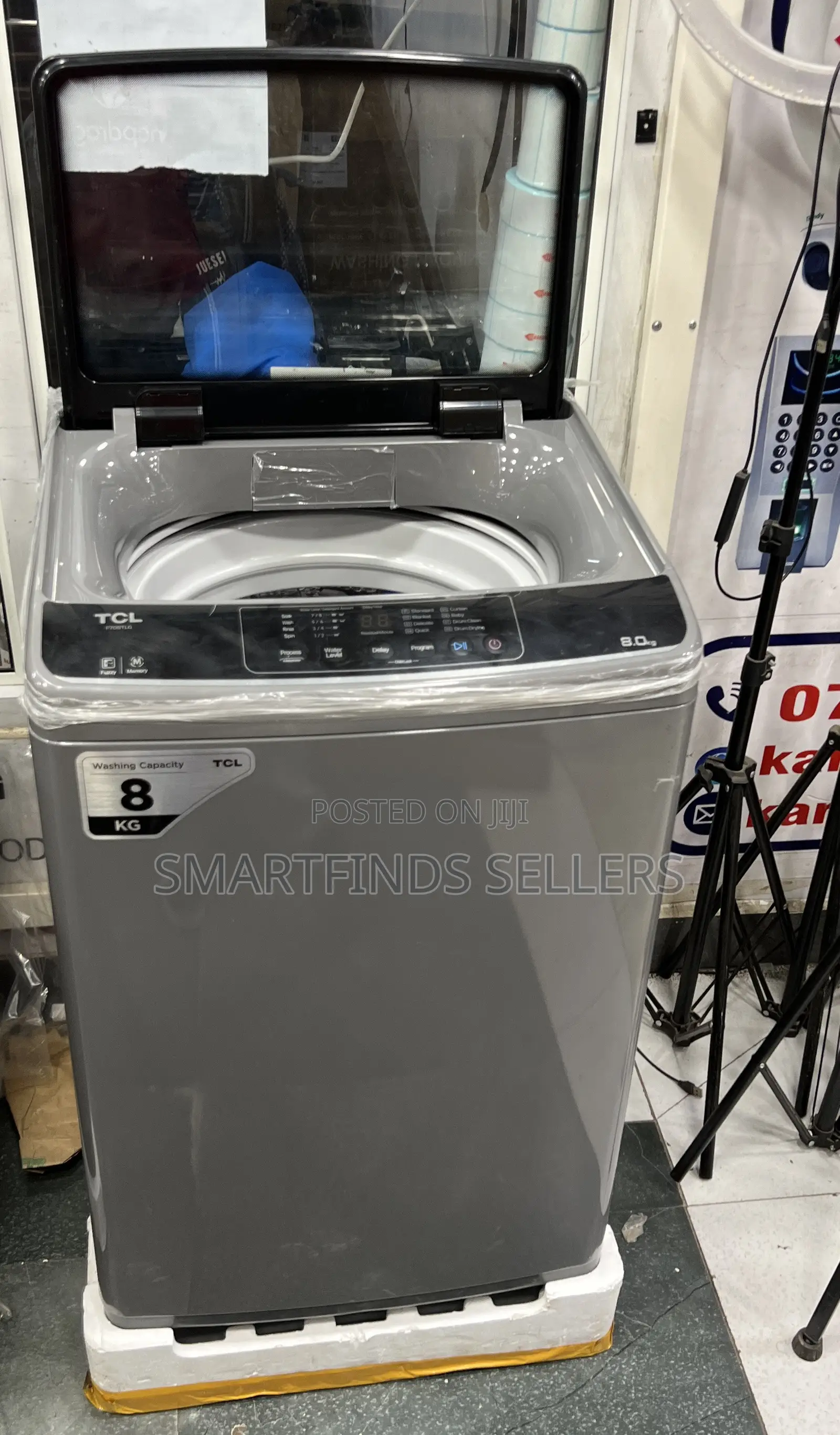TCL 8kg Automatic Washing Machine – Modern & Reliable