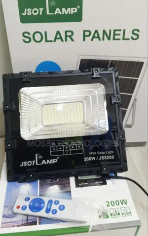 JSOT 200W Solar Floodlight Outdoor LED Lamp