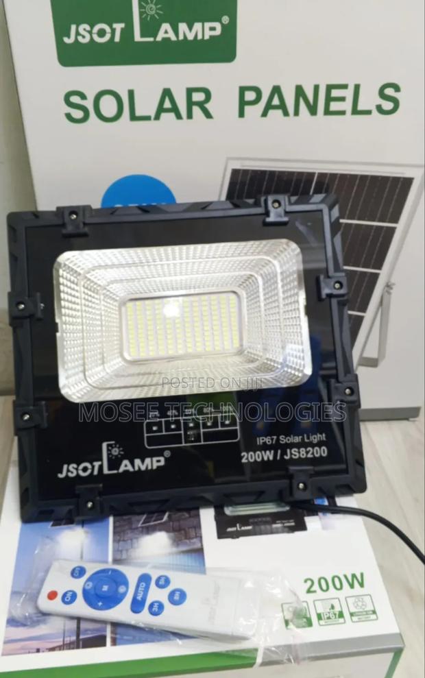 JSOT 200W Solar Floodlight Outdoor LED Lamp - main view