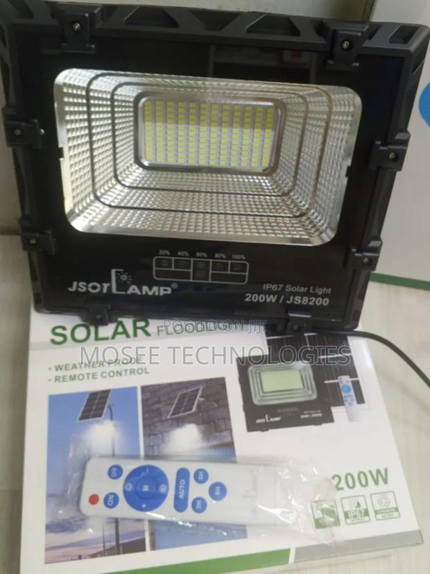 JSOT 200W Rechargeable Solar LED Floodlight - main view