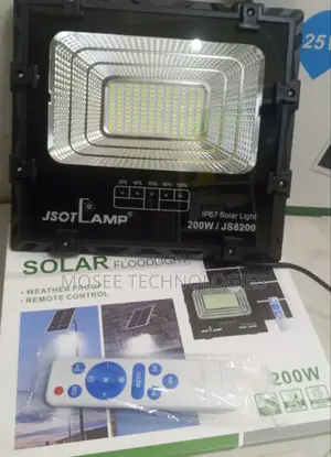 JSOT 200W Rechargeable Solar LED Floodlight