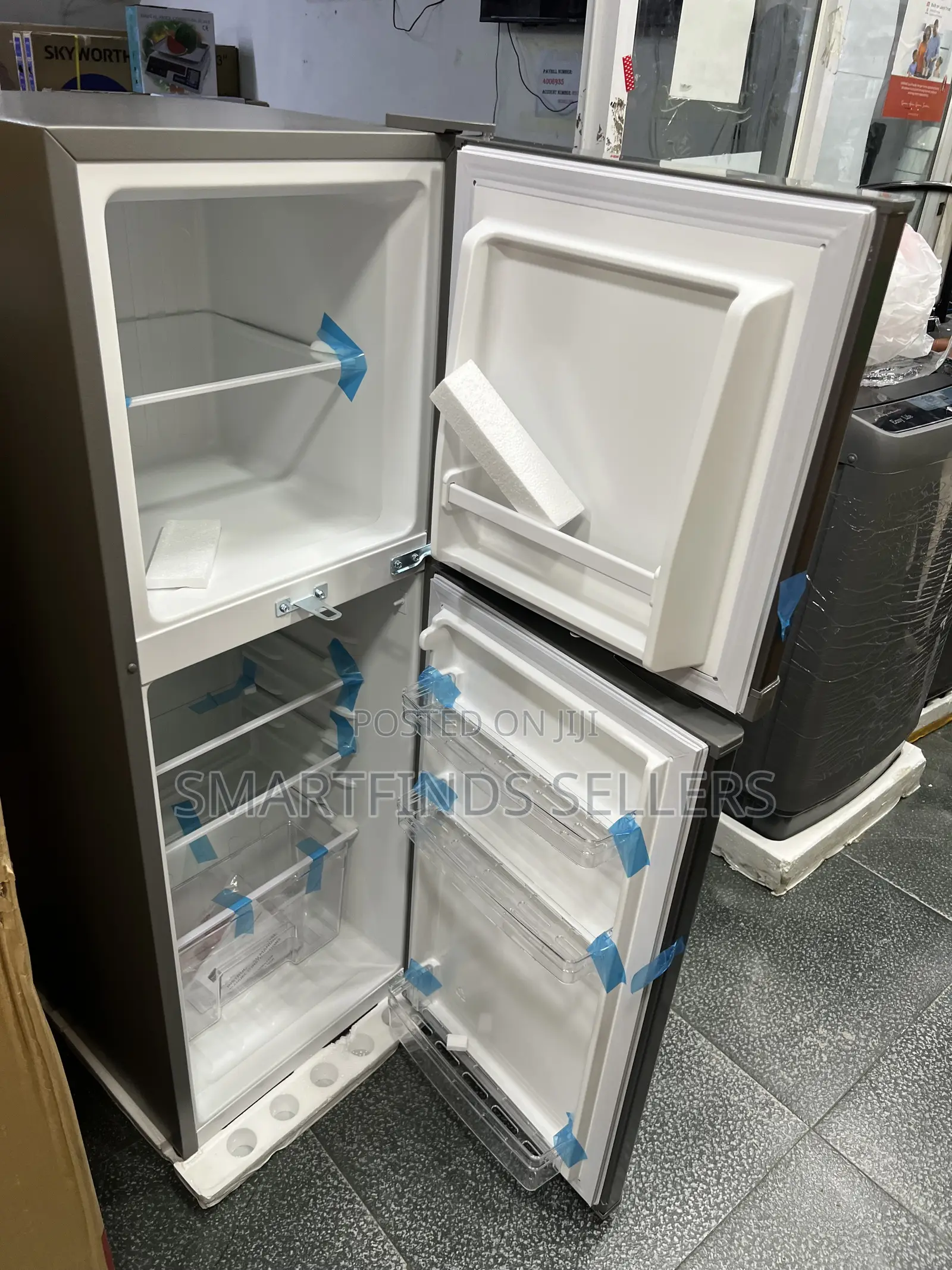 Syinix 137L Double Door Refrigerator