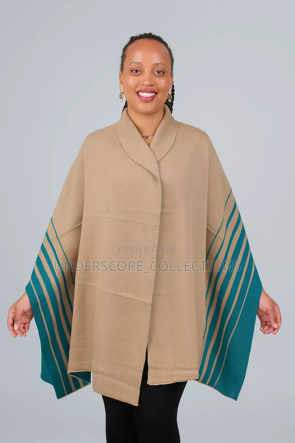 Striking Striped Ponchos