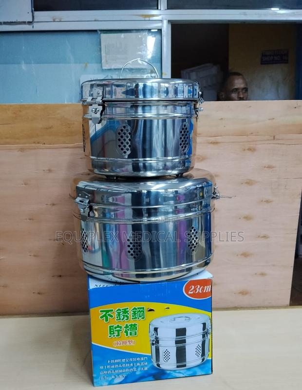 Sterilizing Drums (Dressing / Gauze Drums) (23 Cm) - main view