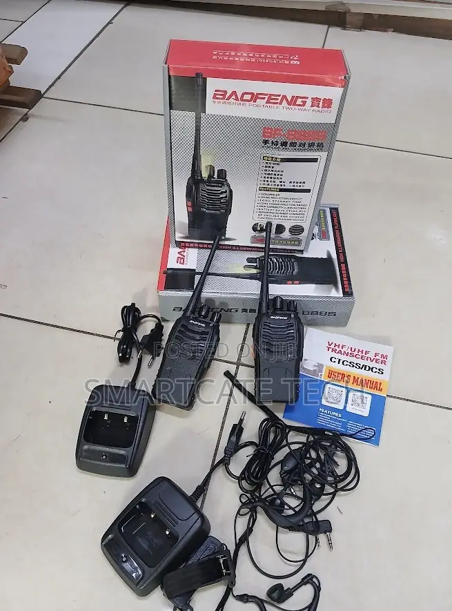 Baofeng BF-888S Handheld Two-Way Communication Radios – 2PCS Pack