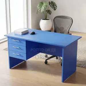 Office Desk : Blue 120CM Clerical Study Desk
