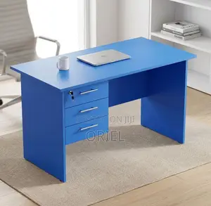 Office Desk : Blue 120CM Clerical Study Desk