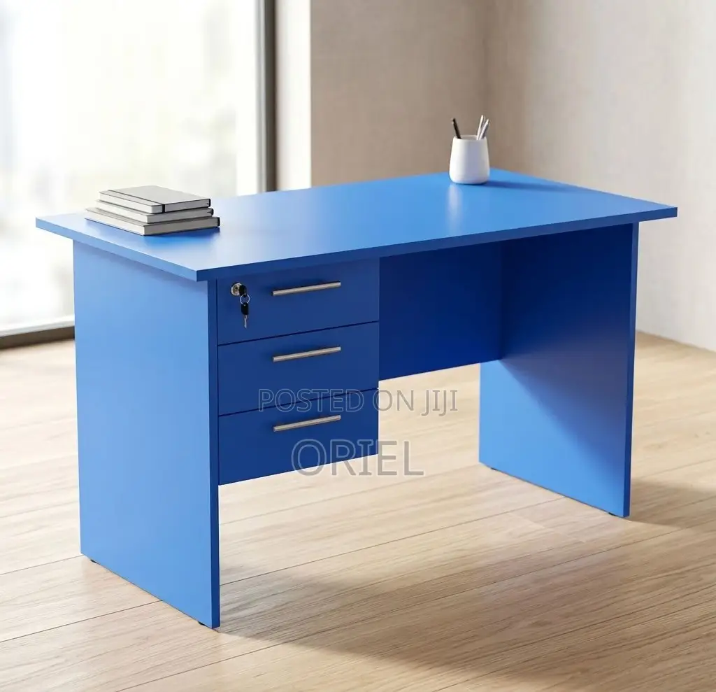 Office Desk : Blue 120CM Clerical Study Desk