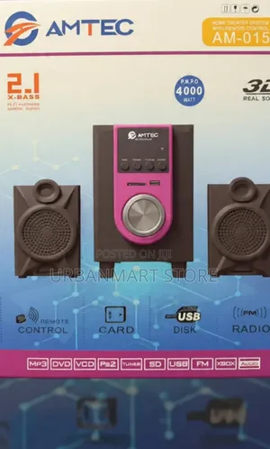 Amtec AM-015 2.1 Channel Home Theater System