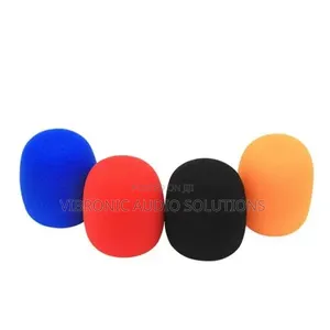 Microphone Cover - Blue, Red, Black, Orange.