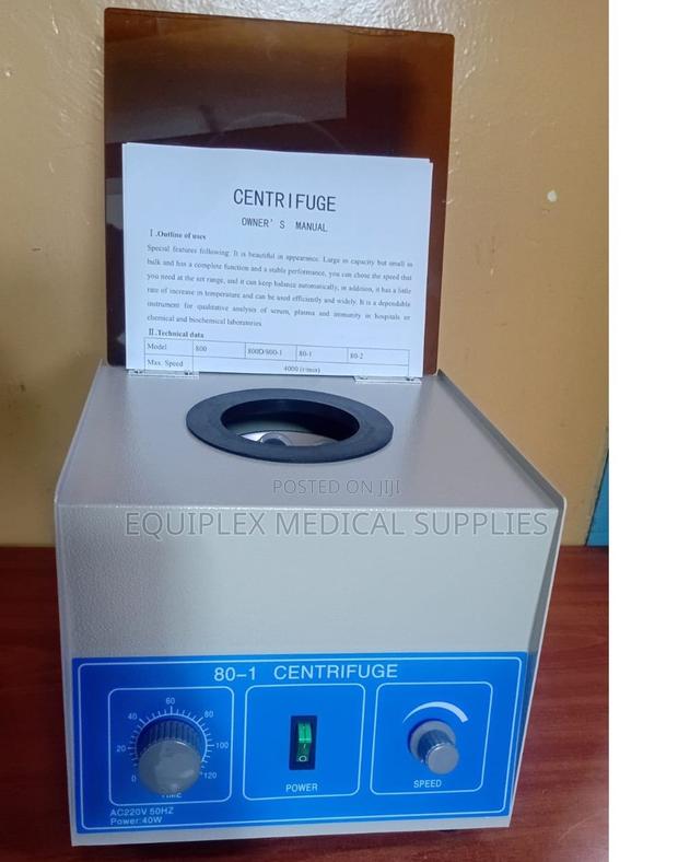 Electric Powered Centrifuge Machine for Effective Separation - main view