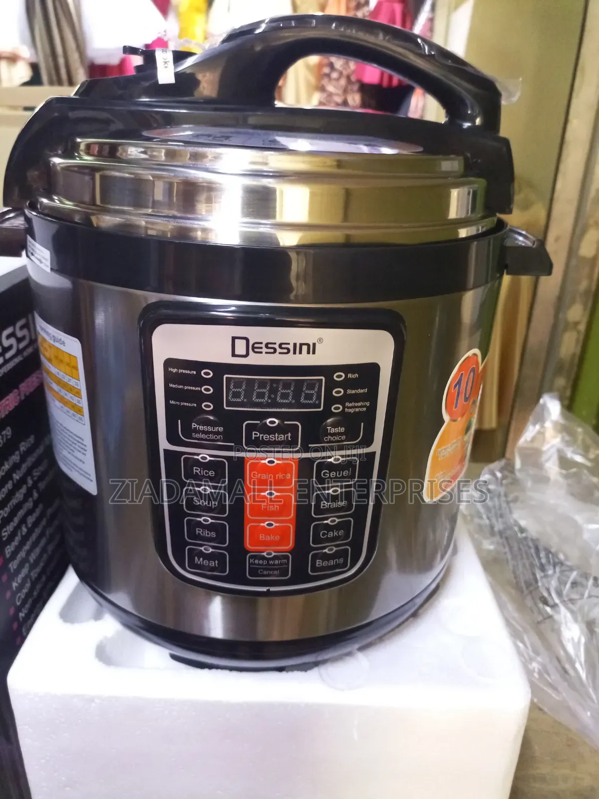 6ltrs Dessini Electric Pressure Cooker Sks