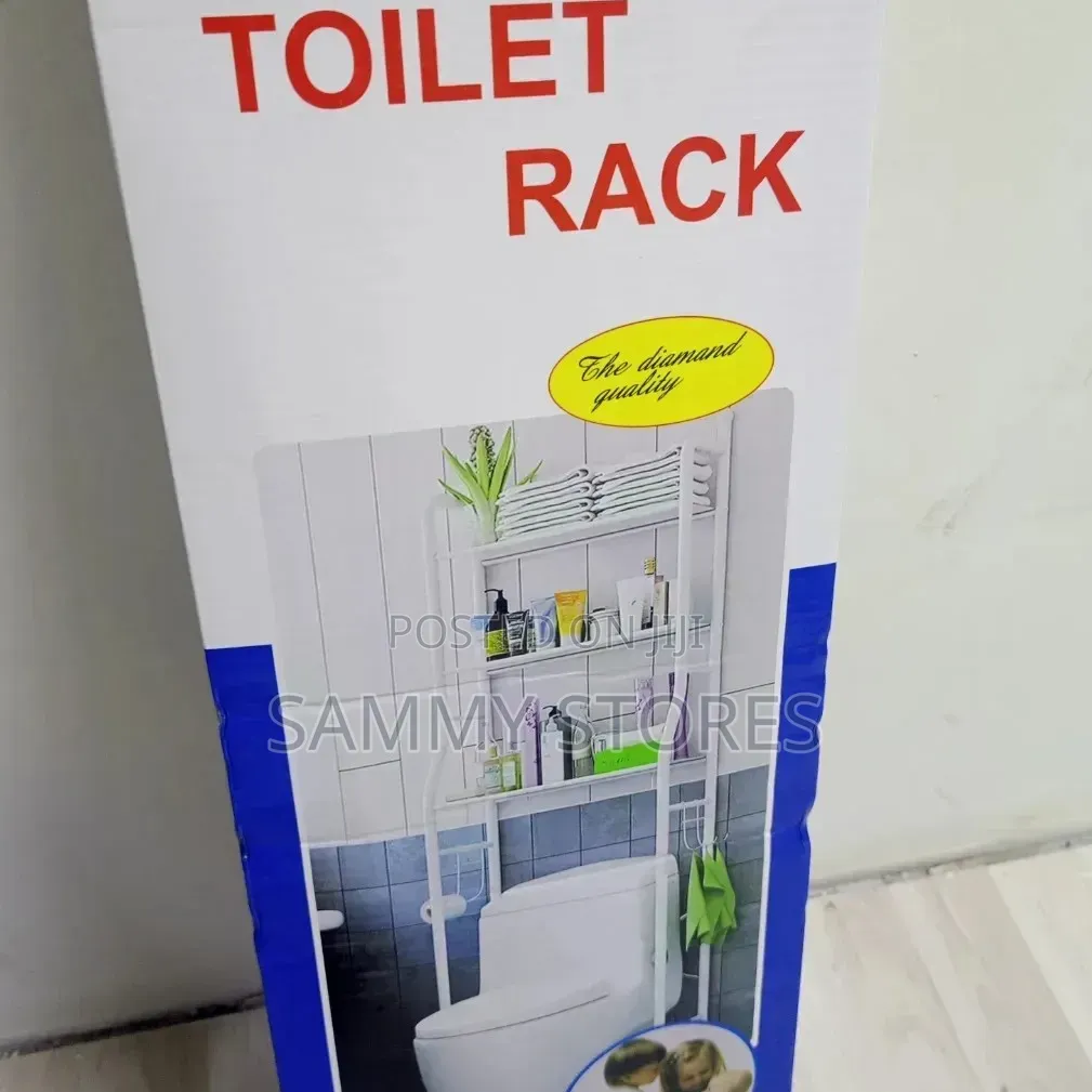Over-the-Toilet Bathroom Storage Shelf