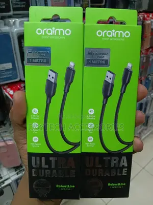 Oraimo RobustLine 1-Meter USB to Lightning Fast-Charging Cable