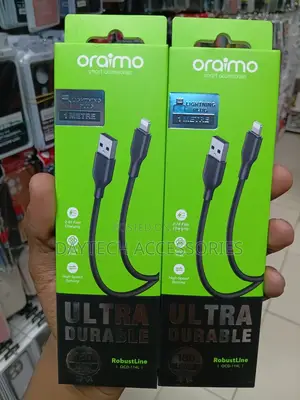 Oraimo RobustLine 1-Meter USB to Lightning Fast-Charging Cable