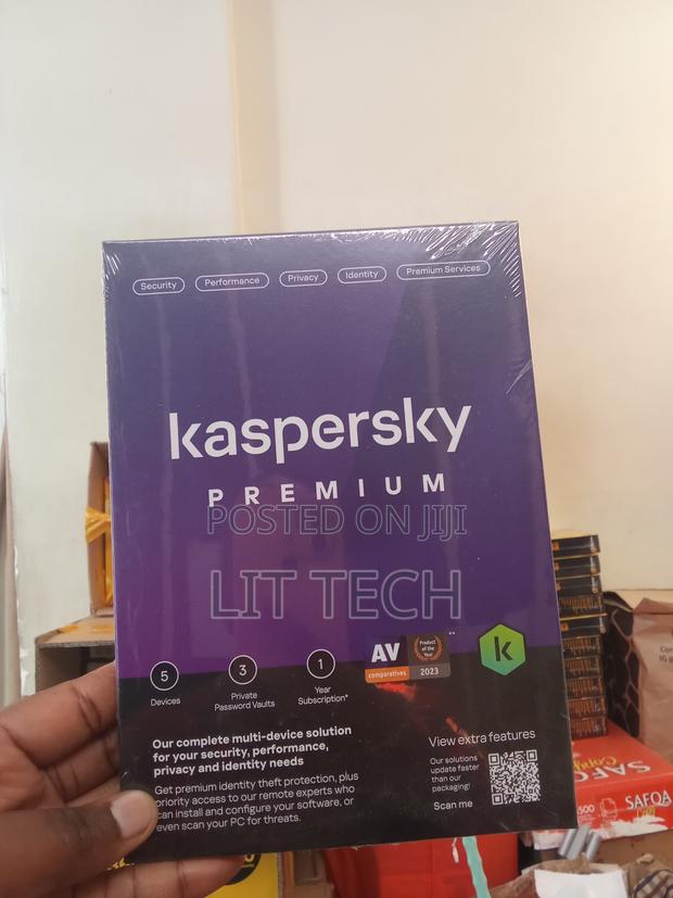 Kaspersky Premium Security Software for 5 Devices 1-Year Subscription - main view