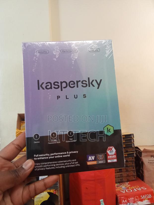 Kaspersky Plus Security Software, 1-Year Subscription and for 1 Device - main view
