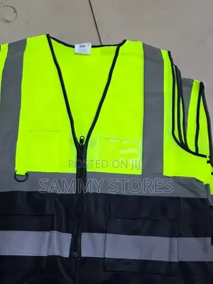 Two-Tone Hi Vis Safety Vest With Reflective Tape and Pockets