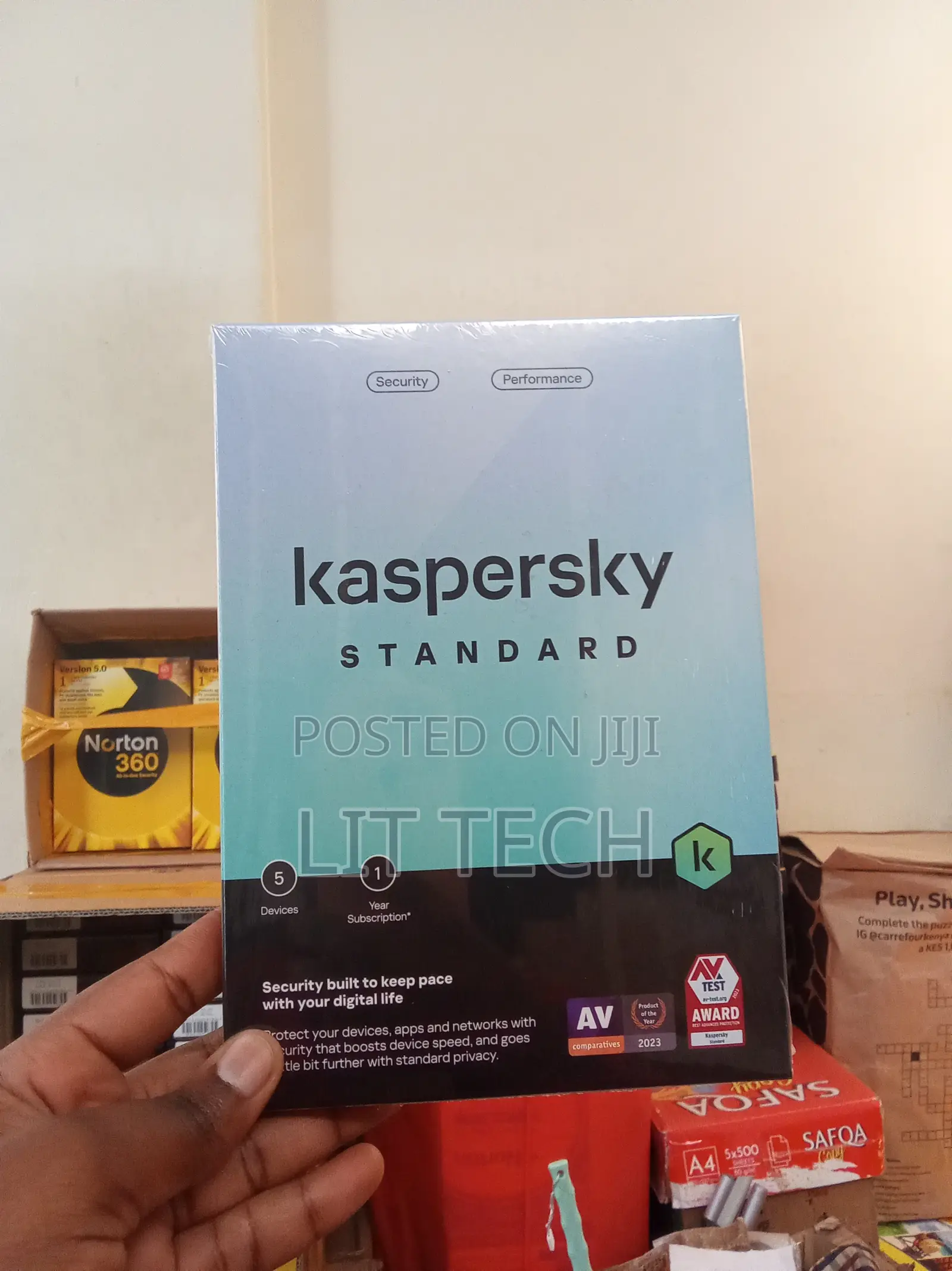 Kaspersky Standard Software for 5 Devices Over a 1-Year Subscription