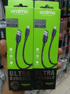 Oraimo RobustLine OCD‐114L 1 Meter USB to Lightning Cable