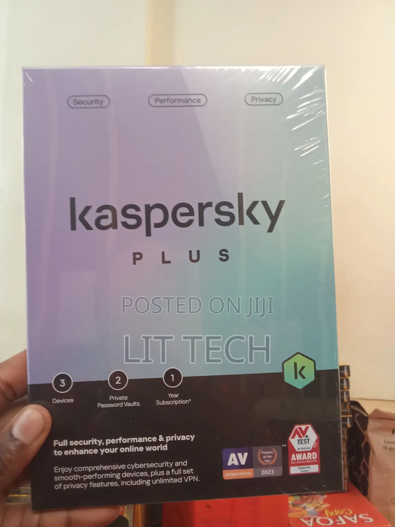 Kaspersky Plus Internet Security 3 Devices 1 Year Subscription