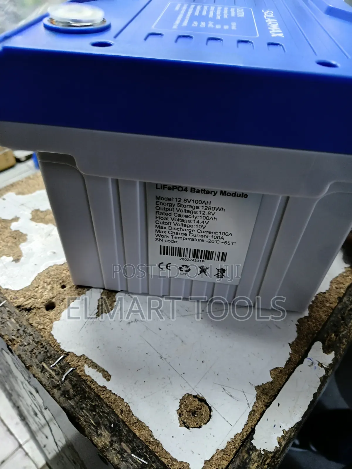 Solarmax 12.8V 100Ah Lithium Iron Phosphate