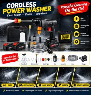 *Wireless Car Wash Spray Gun With Portable Lithium Battery* Sks.