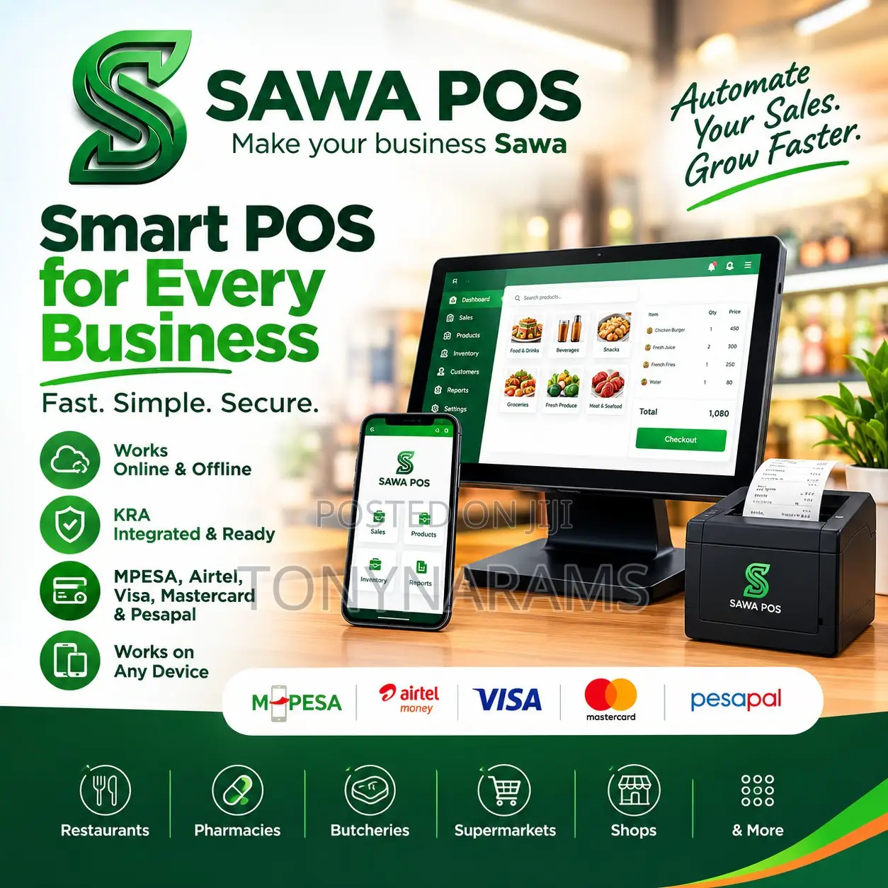 POS- Point of Sales System/ Online/Offline System