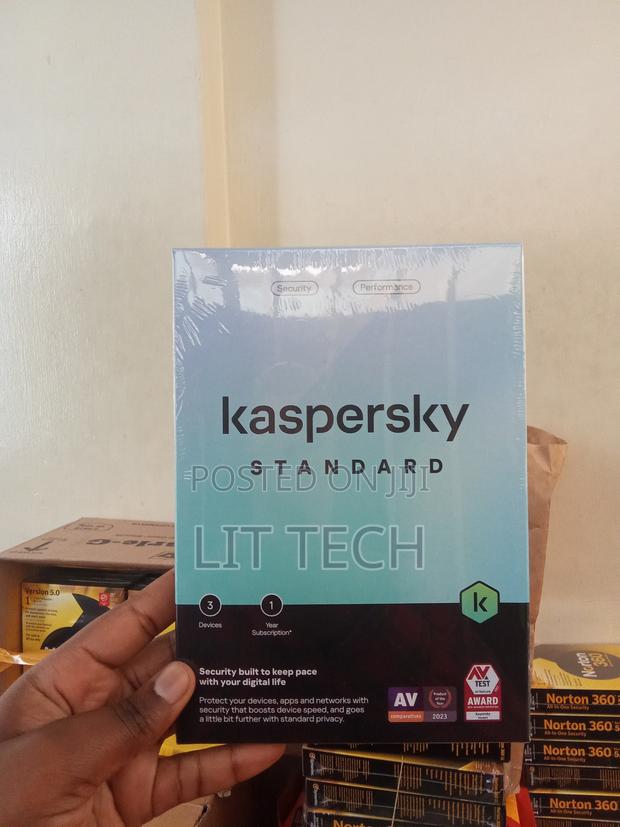 Kaspersky Standard Antivirus Software, 3-Device, 1-Year Subscription. - main view