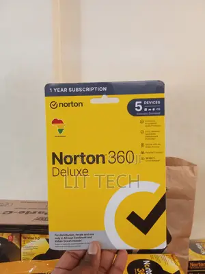 Norton 360 Deluxe, a 1-Year Subscription Antivirus Software 5 Devices